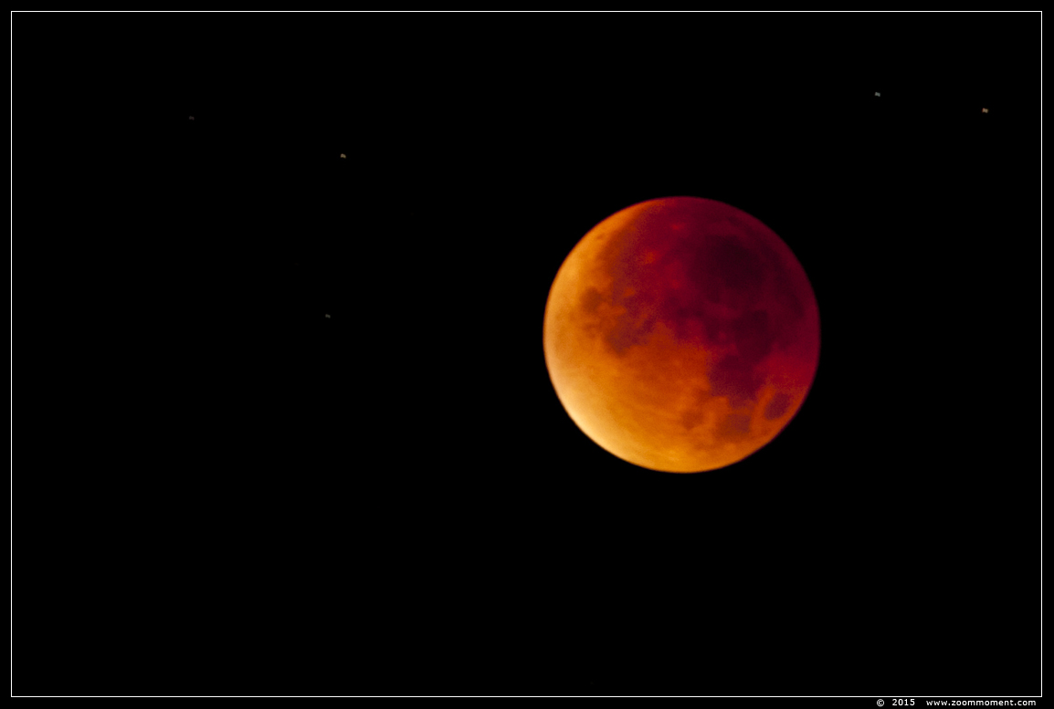 maansverduistering 4:55 u bloedmaan  blood moon
27-28 september 2015
