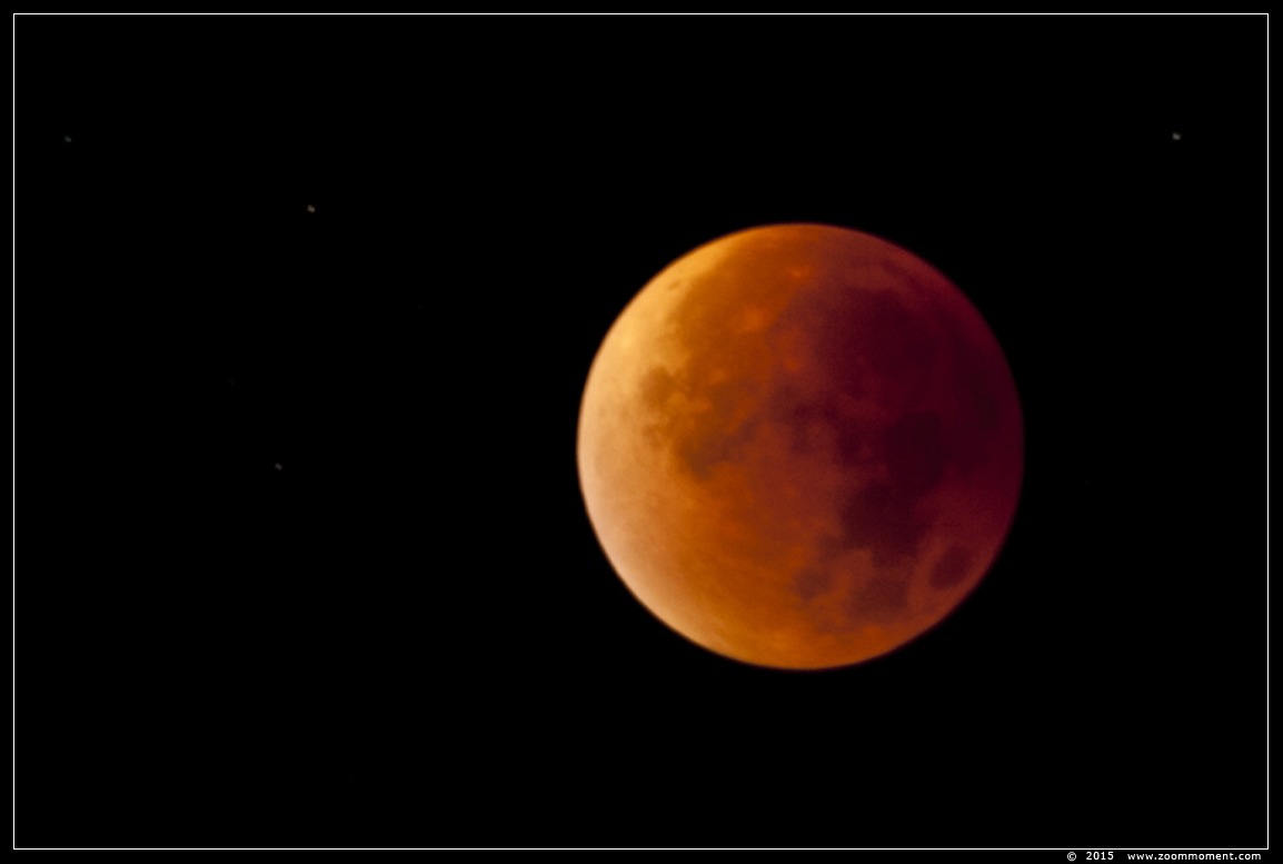 maansverduistering 5:07 u bloedmaan  blood moon
27-28 september 2015
