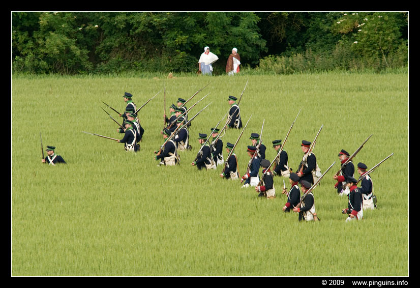 الكلمات الإستدلالية(لتسهيل البحث): Waterloo Napoleon veldslag battle living history 2009 infantry infanterie