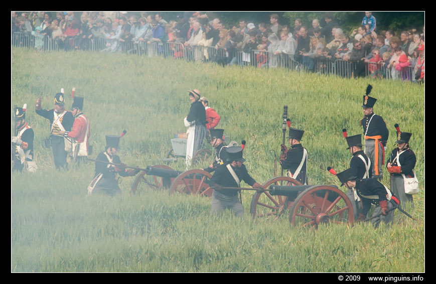 Trefwoorden: Waterloo veldslag battle living history 2009 artillerie artillery