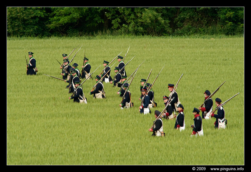 Keywords: Waterloo Napoleon veldslag battle living history 2009 infantry infanterie
