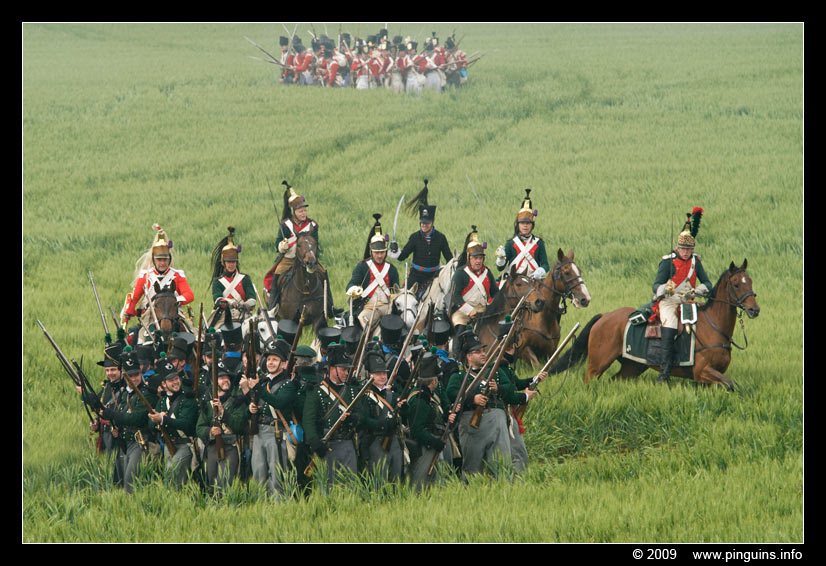 Parole chiave: Waterloo Napoleon veldslag battle living history 2009 infantry infanterie cavalry cavallerie artillerie artillery