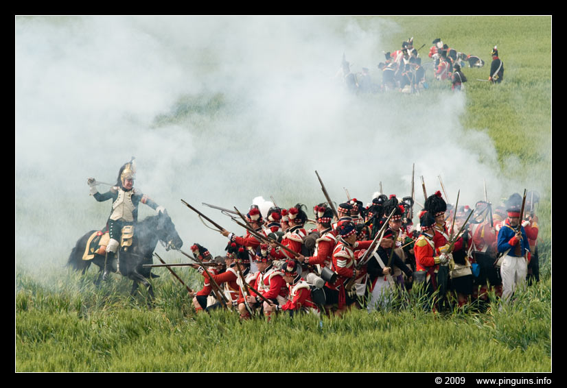 Palavras chave: Waterloo Napoleon veldslag battle living history 2009 infantry infanterie cavalry cavallerie artillerie artillery