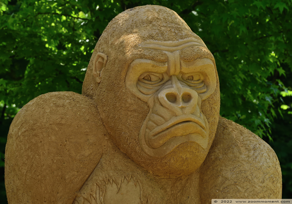 zandsculptuur Zoo van zand sandsculpture
Keywords: Gaiazoo Nederland zandsculptuur Zoo van zand sandsculpture gorilla